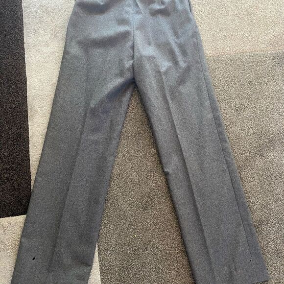 Neiman Marcus Sz 10 100% Wool Micro Houndstooth Trousers - Picture 8 of 9